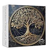 Rompecabezas de árbol de la vida, 1000 piezas para adultos, rompecabezas de árbol degradado de PICKFORU, color negro,...