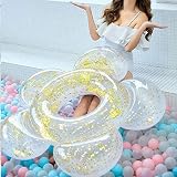【Material de seguridad】 Material de PVC de alta calidad, cuyo grosor es de 0,35 mm, lo suficientemente duradero, no daña la piel, seguro y no tóxico.