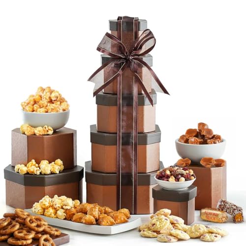 Gift Basket with Assorted Sweets, Cookies and Nuts