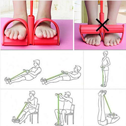 Faixa de resistência, Equipamento elástico de fitness para corda puxada, Expansor de musculação que