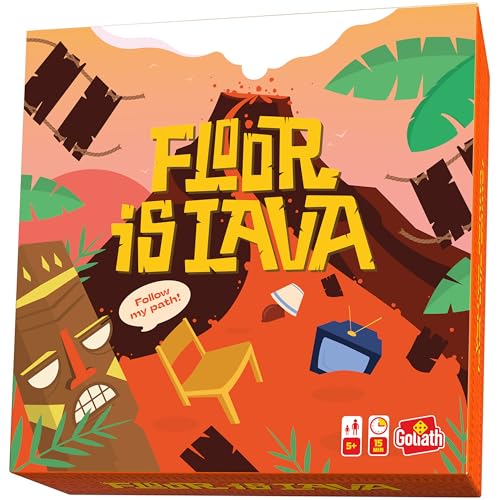 The floor is lava Game for Kids Ages 4+ Interactive Classic Board Games | Don't Step in The hot Lava...