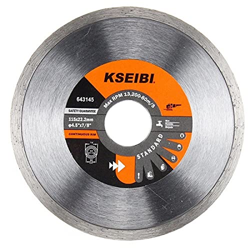 Diamond Saw Blade (4-1/2 Inch, Continuous Rim)