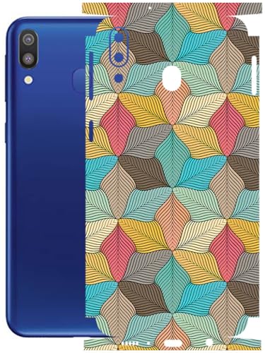 Image of AtOdds - Full Body Back Screen Guard Protector Film - Lamination Wrap Skin Sticker Compatible with Samsung Galaxy M20 | Scratchproof Matte Finish (Autumn)
