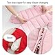 Schneeanzug Baby Mädchen Jungen Overall Winter Jumpsuit Mantel Neugeborenes Dickes Reißverschluss Strampelanzug Kleinkind Winddicht Kapuze Fleece Strampler Oberbekleidung Rosa 18-24 Monate