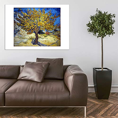 Affiche Vincent Van Gogh cadre grand format mat The Mulberry Tree Spiffing - 5