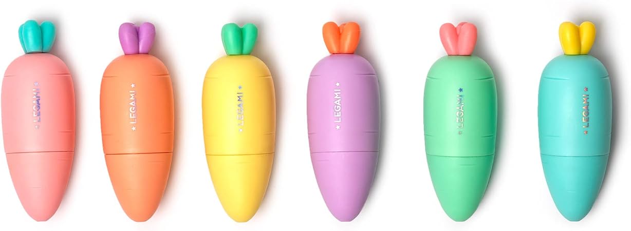 Set 3 Evidenziatori Gleam Glitter - Doppia Punta, Timbrino Doodle, Lilla - Foto 6