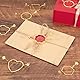 Metall Wachssiegel Form 7 Stück Wachs Siegel Formen für Umschläge Runden Wachssiegel Formen für DIY Craft Hochzeit Einladungen Karten Geschenke Verpackung