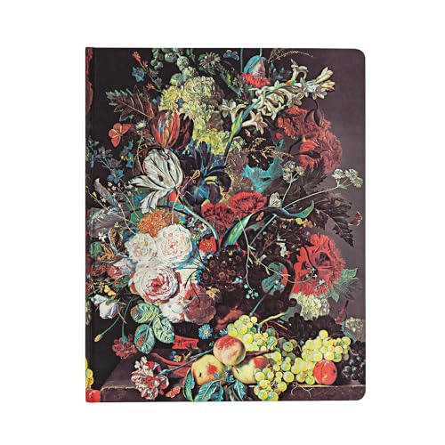Van Huysum Ultra Lined Hardcover Journal, 144pg, 120GSM by Paperblanks (Still Life Burst)