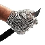 Schwer Highest Level Cut Resistant Stainless Steel Metal Mesh Chainmail Glove for Meat Cutting Butcher Glove