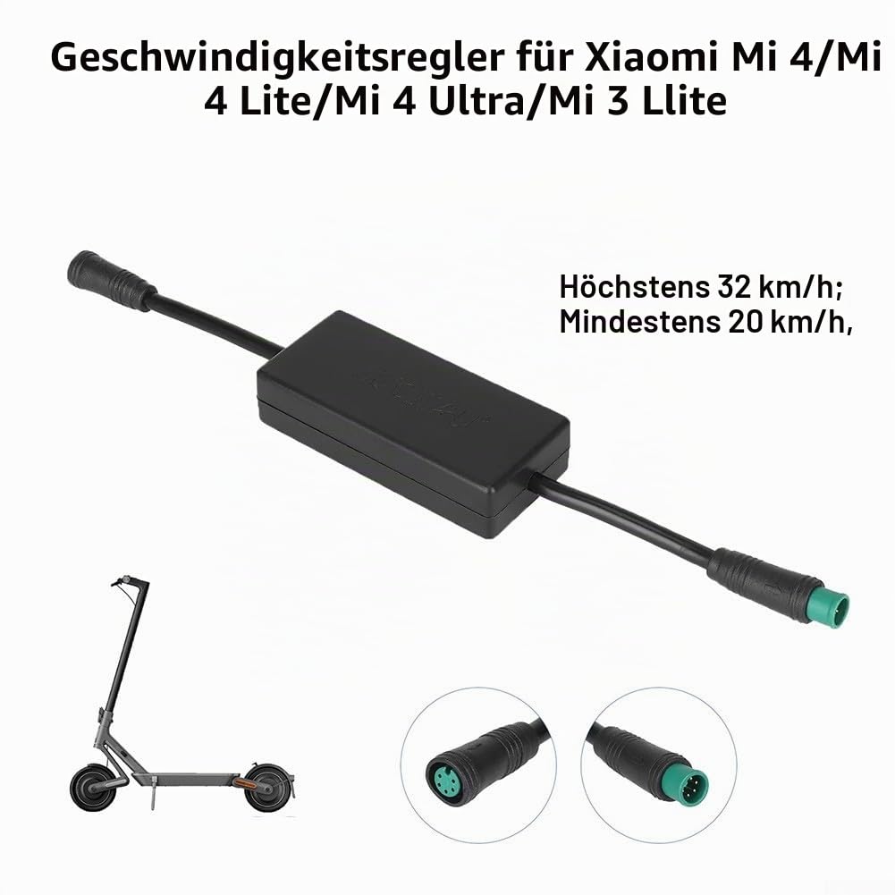 Geschwindigkeitsregler für Elektroroller für Xiaomi für Mi4 für Mi4 Lite für Mi4 Ultra Mi3 Lite Einstellbarer Controller 20-38 km/h für Luck4U kompatibel