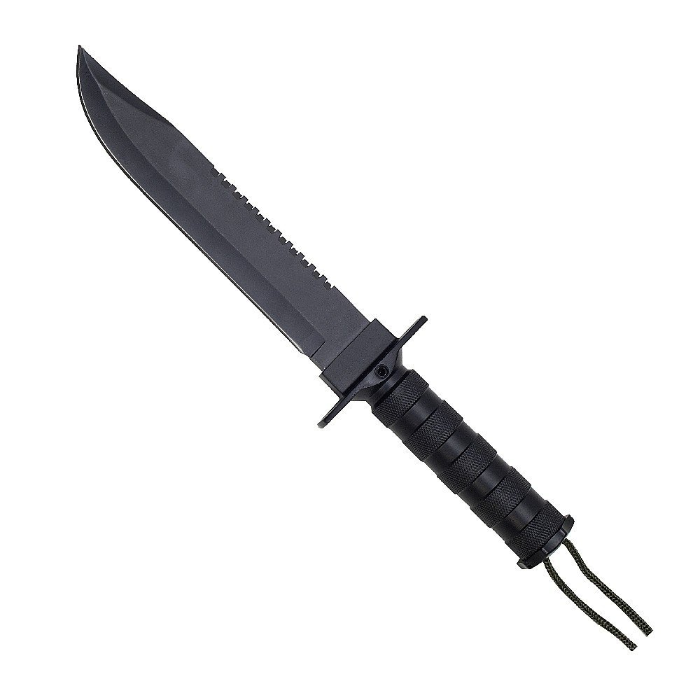 Haller Survivalmesser Jungle Adventurer – Klingenlänge 20,5 Cm, Gesamtlänge 34,5 Cm – Mit Kompass & Survival-Utensilien Im Griff