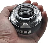 Wincspace Wrist Trainer Powerball Arm Strengthener Essential Gyroscopic Wrist and Forearm Exerciser Ball (Clear)