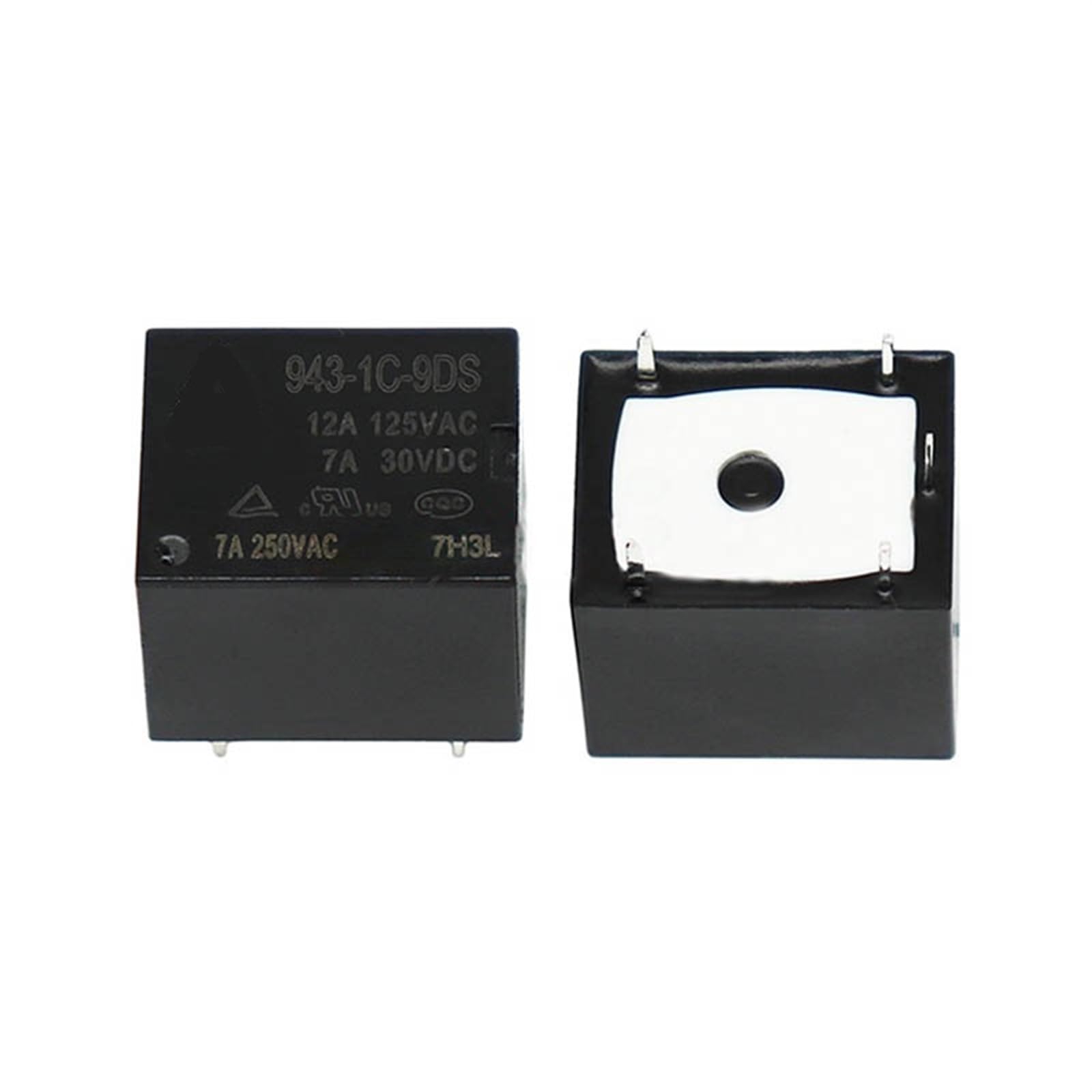 Relais 943-1C-9DS 9V capacité 7A avec configuration 5 broches compacte