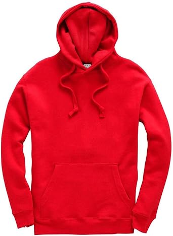 Plain Pullover Hoodie Casual Hooded Top Adult Unisex Mens Womens Hooded Sweatshirts