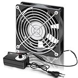 Facile à utiliser : avec prise d'alimentation, le ventilateur fonctionne via une entrée AC 100-240 V et permet un fonctionnement direct sur la prise sans bloc d'alimentation supplémentaire
