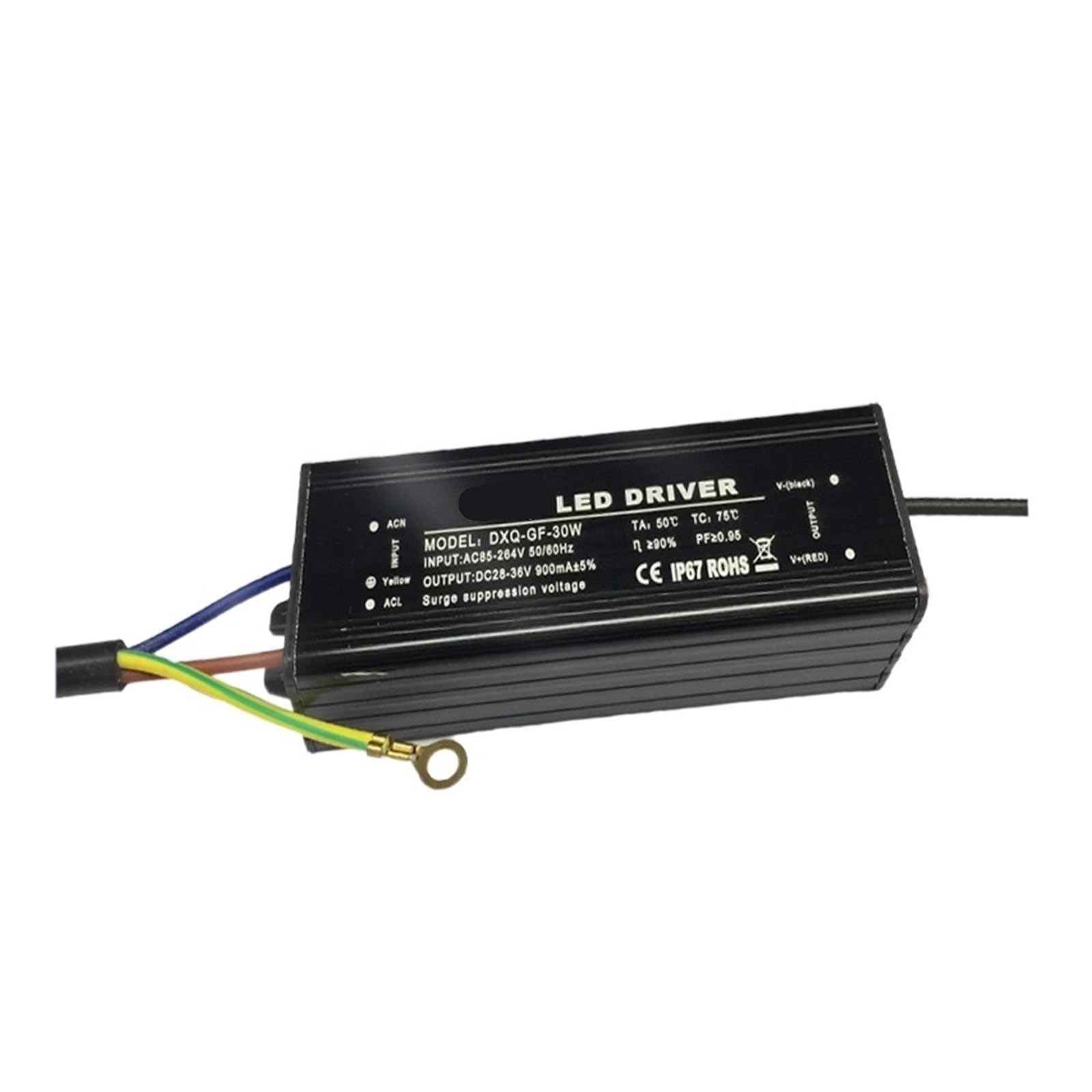 Alimentation downlight 30W pilote LED etanche courant constant