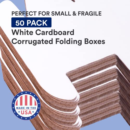 Box Usa Moving Boxes 10"L X 10"W X 2"H Medium 50-Pack | Corrugated Cardboard Box For Packing, Moving And Storage 10X10X2 10102 #TOP2