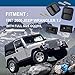 APPERFiT Exterior & Interior Door Handles w/Keepers Compatible with Jeep Wrangler YJ TJ 1991-2002 with Full Doors Replaces 55176382AE 55176383AE 55176477AB 55176476AB
