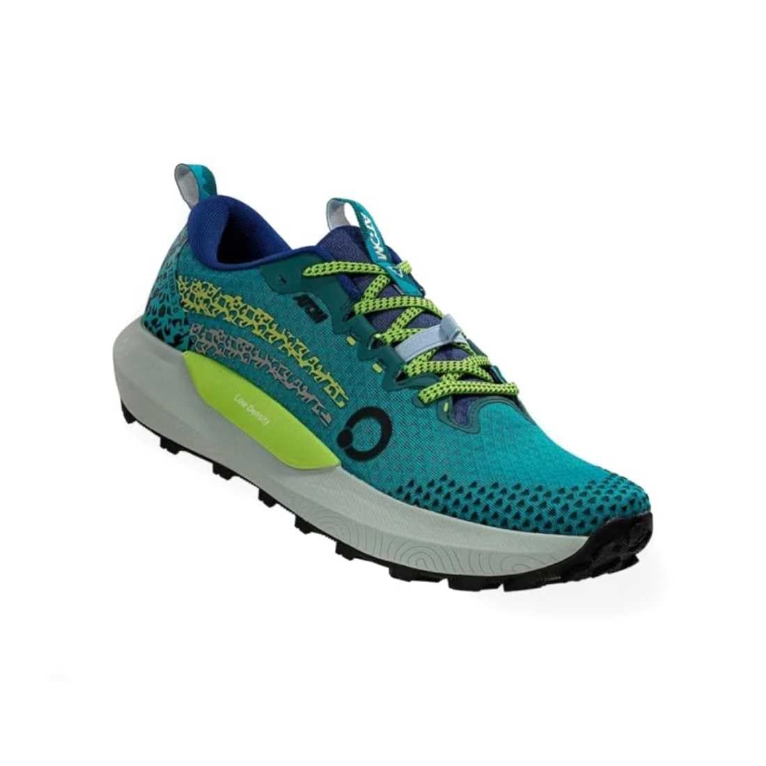 Fluchos Atom by Terra 3.0 AT201 Teal – Zapatillas Trail Running Hombre | Atom Grip™, Tacos 4 mm y máxima Estabilidad