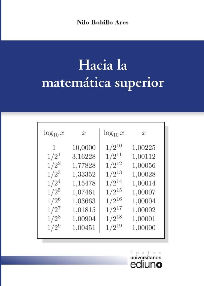 Hacia la matemática superior (Textos Universitarios)
