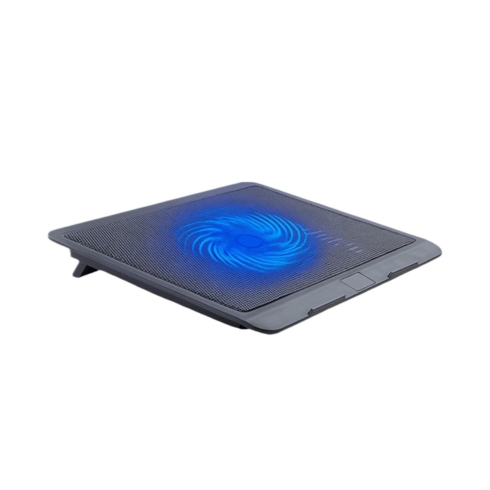 Tappetino di raffreddamento for laptop regolabile portatile Porta USB Luce a LED Ventola di raffreddamento for laptop Ventola di raffreddamento for notebook in rete metallica(Single fan)
