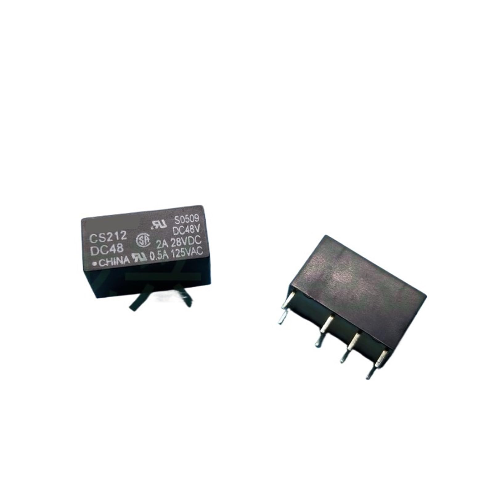 Relais miniature NISZA CS212-DC48V 4078 pour domotique résidentielle