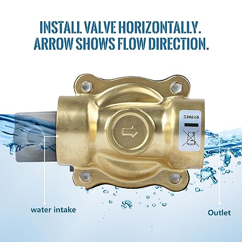 Électrovanne laiton G 3/4" 24V CC U.S. Solid normalement fermée pour eau et air - 7