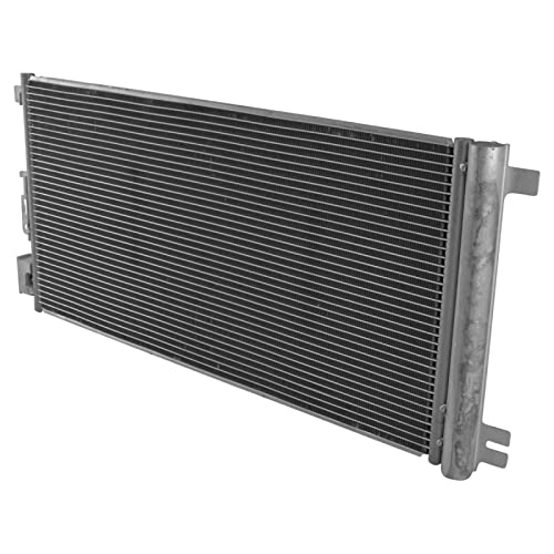 Image of TRQ A /C Condenser and Receiver Drier Assembly Compatible with 2004-2012 Chevrolet Malibu 2005-2010 Pontiac G6 2007-2009 Saturn Aura