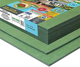 STEICO Wood Fiber Flooring Underlayment for Laminate Vinyl LVT LVP Hardwood Floor 6 mm 1/4 inch 90 SqFt Natural Sound Insulation Barrier