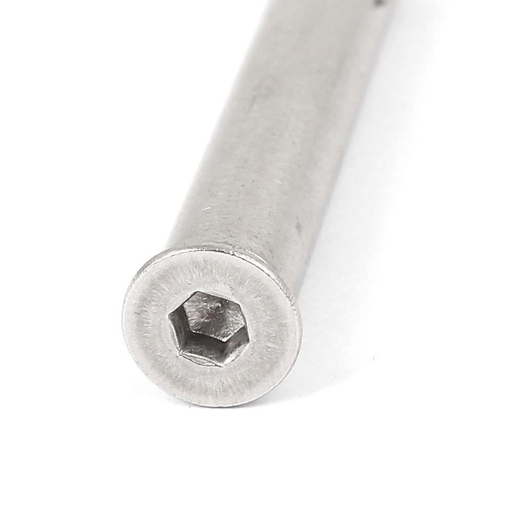 Stainless Steel M6 Expansion Bolt Set - 70mm Hex Socket Flat Head Anchors (4pcs) view 5