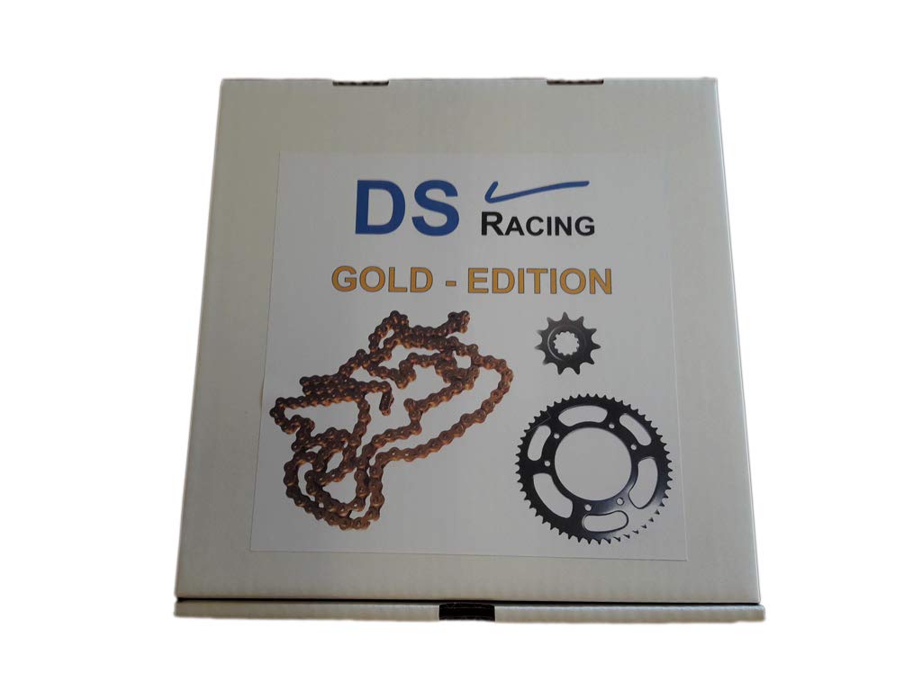 Antriebssatz 11/52, GOLD-EDITION, für K-Sport Fivty 50 R, Malaguti XSM, XTM, Motorhispania Furia, RYZ, Peugeot XPS, Rieju MRT, MRX, RRX, SMX, Tango