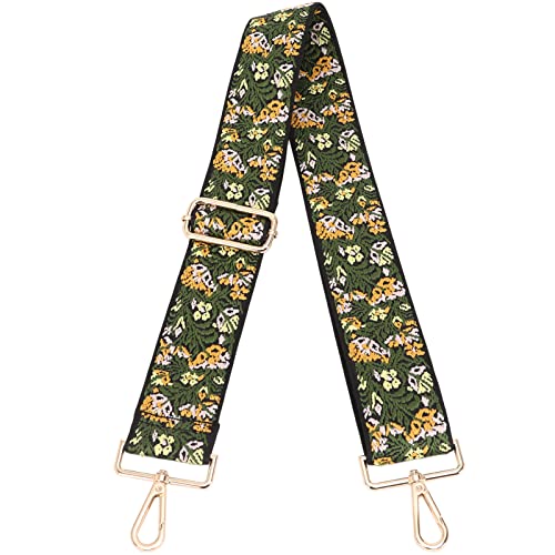 Ginjkgo Purse Straps Replacement Crossbody - Bag Shoulder Strap For Handbags, Wide Crossbody Straps For Purses Guitar Style Leopard Pattern Gift For Her #TOP4