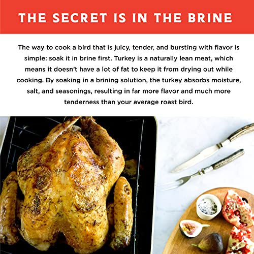 Fire & Flavor Sweet Heat Turkey Brine Kit - Seasonings for Roasting, Grilling, Smoking, and Frying Turkeys - Includes Brining Bag - Thumbnail 6