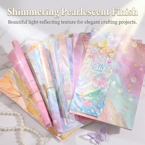Papier de scrapbooking perlé vintage, matériel de scrapbooking floral pour fournitures de journal - 3