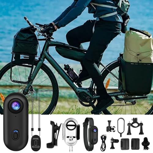 Cam de collier portable 4K pour vlog de voyage et randonnée en pleine nature
