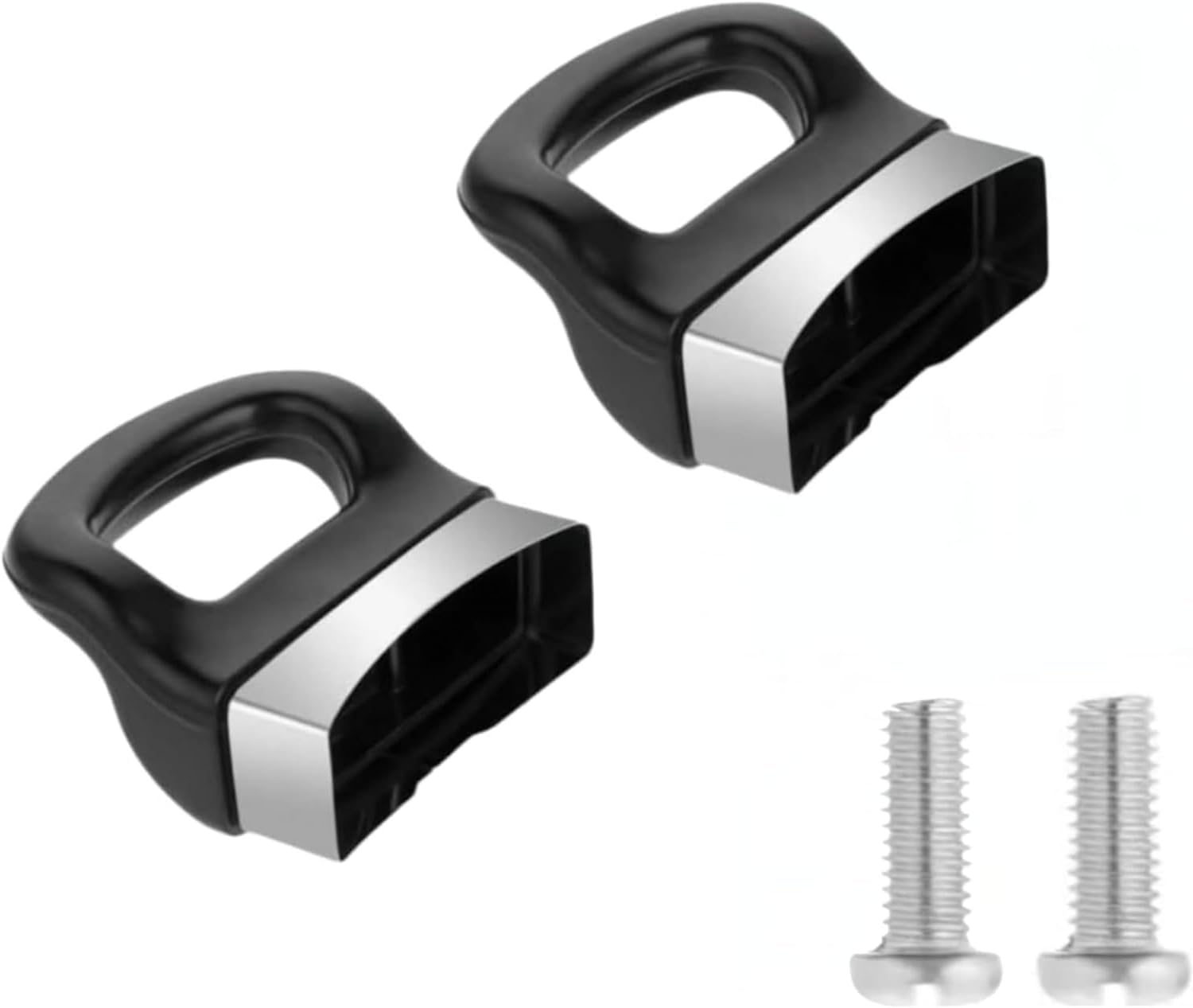 2 Pcs Black Replacement Handles for Pots, Metal Pressure Pan Handle Ear Replacement Universal Pan Side Handle for Home Kitchen Cookware