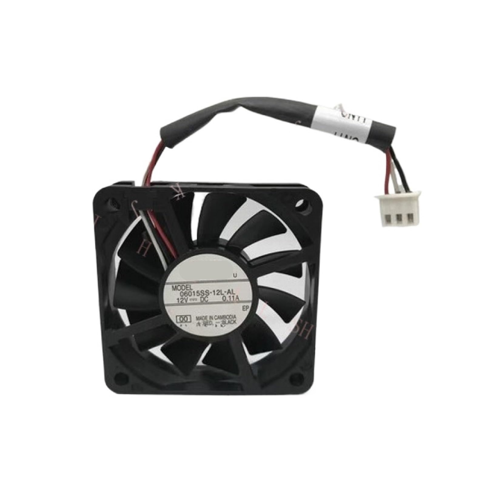 LWJYIPETZQ 06015SS-12L-AL DC12V 0.11A Power supply 6CM cooling fan
