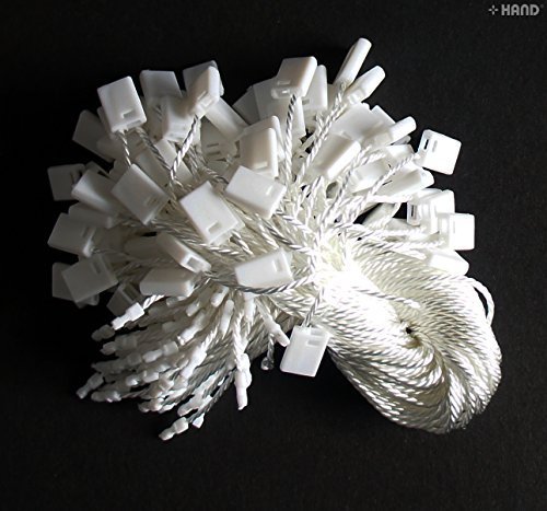 Attaches nylon pour étiquettes blanches lot de 1000 pièces de qualité