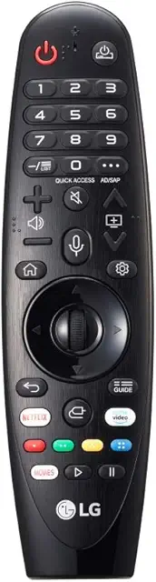 Imagen relacionada con LG Magic Control AN-MR19BA - Mando a distancia (añade Amazon Alexa a tu tele LG, Reconocimiento de voz, apunta y navega, rueda de scroll, botones Netflix y Amazon, teclado numérico) color Negro