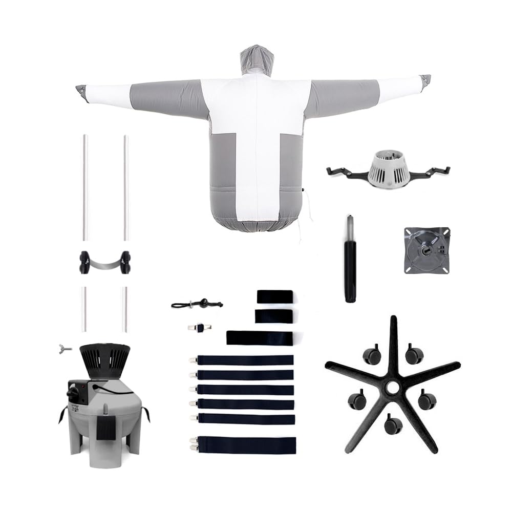 EOLO RepaSSecheur SA06 S Repasse Sèche Automatiquement Chemises Chemisiers Rafraîchit Vêtements Repassage Vertical Professionnel Base à 5 Roues avec Hauteur Ajustable Garantie 5 Ans Efficacité A+++