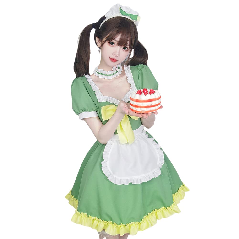 MDDメイド服セット緑 Amazon.co.jp: [尚基製造] メイド 服 ゴスロリ 萌え 緑 グリーン 蝶