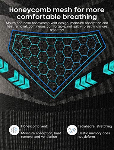 zhiang Lenço de proteção UV com colarinho e protetor solar, bandana respirável para caminhadas ao ar