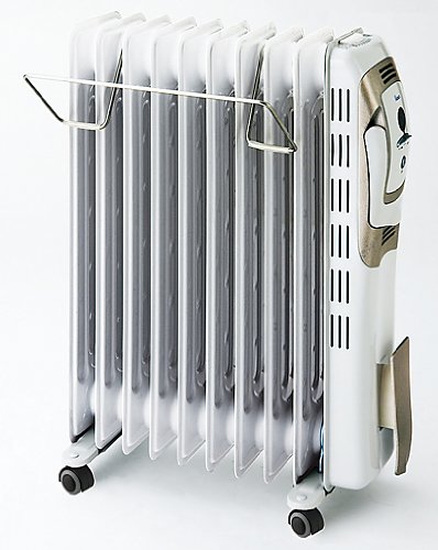 Amazon | Kaz オイルヒーター 10枚フィン タオルハンガー付 KQ132H 【4 