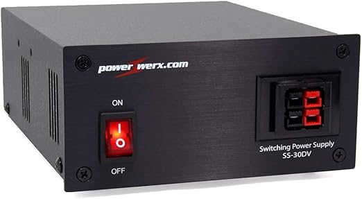 Powerwerx SS-30DV 30 Amp Desktop DC Power Supply with Powerpole Connectors