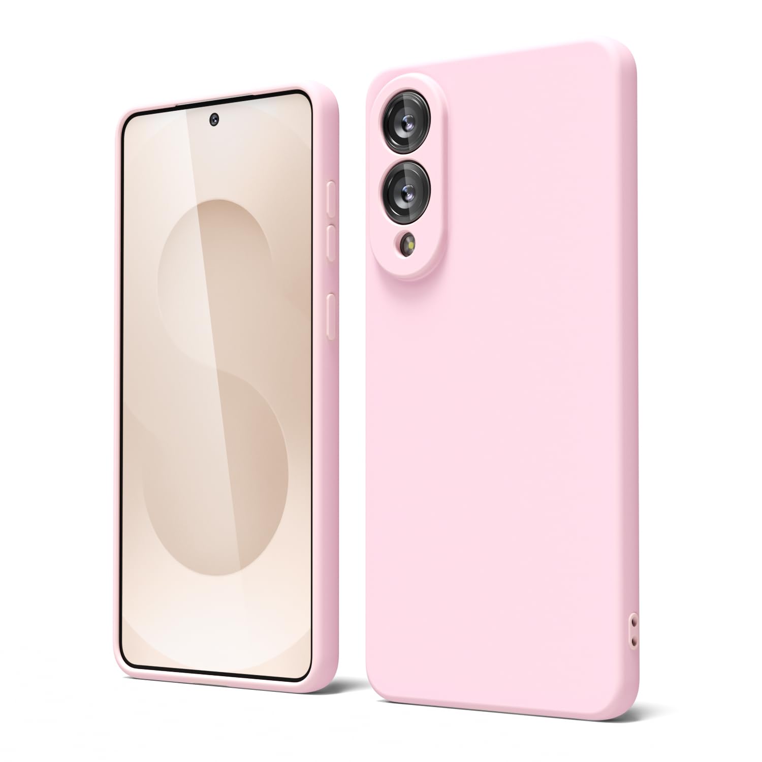 oakxco for Samsung Galaxy S24 Ultra Phone Case Liquid Silicone, Neon Bright Solid Color, Thin Slim Soft Rubber Gel Matte TPU Plain Simple Cover for Women Girl Cute, Hot Pink Fuchsia — view 181