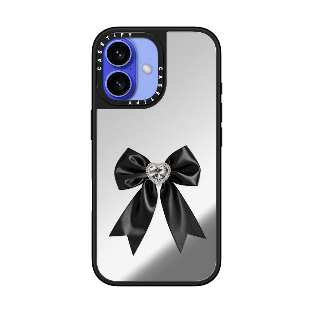 新品未開封 ケースティファイ iPhone16 リボン ミラー Amazon.co.jp: CASETiFY ミラー MagSafe対応 iPhone 16 ケース [反射性