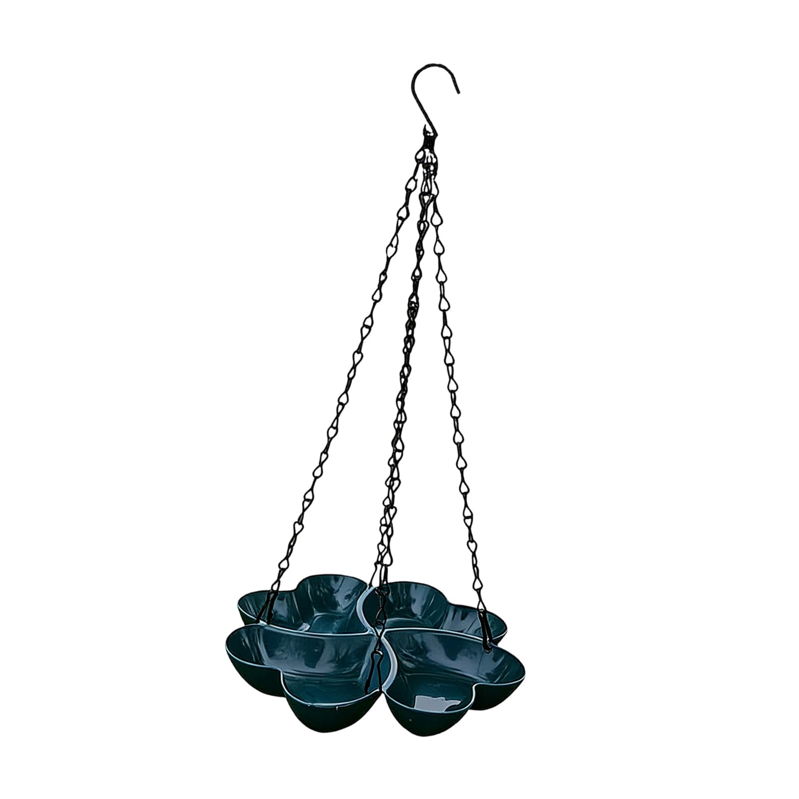 LUCKGONI Heavy Duty Hanging Wild Bird Feeder Hanging Type Outdoor Large Tray For Garden Backyard