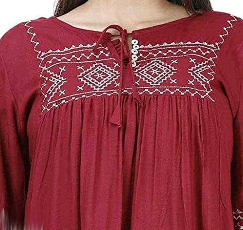 Image of Kartik Fashion Women Rayon Embroidered Regular Top