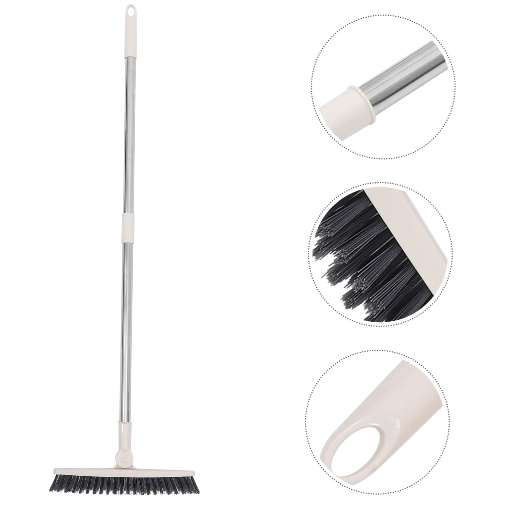 BESTYASH 2 Piezas Limpieza Rotatable con Mango para Azulejos y Grietas Multiusos para Baños para Esquinas y Áreas Difíciles