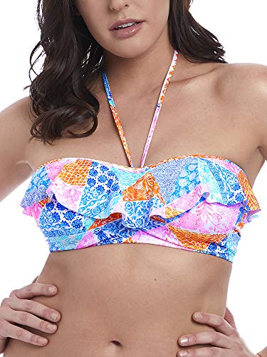 Haut de maillot de bain bandeau 30F Freya Festival Girl multicolore armatures amovibles